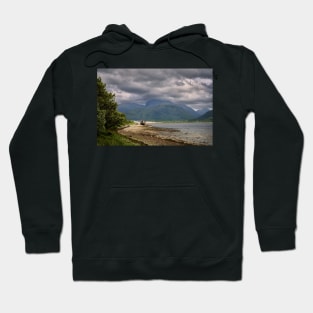 Shipwreck on the Shore of Loch Linhe Hoodie